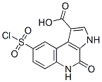 3H-Pyrrolo[2,3-c]quinoline-1-carboxylic  acid,  8-(chlorosulfonyl)-4,5-dihydro-4-oxo-|
