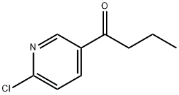 1-(6-氯-3-吡啶基)-1-丁酮,918503-72-7,结构式