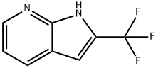 2-(trifluoromethyl)-1H-pyrrolo[2,3-b]pyridine Struktur