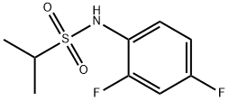 N-(2,4-difluorophenyl)propane-2-sulfonaMide 结构式