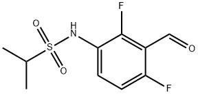 N-(2,4-difluoro-3-forMylphenyl)propane-2-sulfonaMide Struktur
