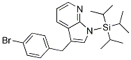 3-(4-broMobenzyl)-1-(triisopropylsilyl)-1H-pyrrolo[2,3-b]pyridine|