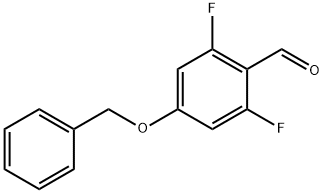 4-(benzyloxy)-2,6-difluorobenzaldehyde Structure