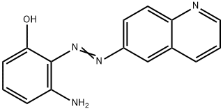 3-Amino-2-(6-quinolylazo)phenol,91854-23-8,结构式
