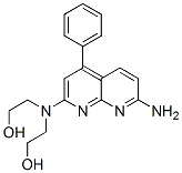 2-[(7-amino-4-phenyl-1,8-naphthyridin-2-yl)-(2-hydroxyethyl)amino]etha nol|