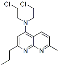 N,N-bis(2-chloroethyl)-7-methyl-2-propyl-1,8-naphthyridin-4-amine,91860-16-1,结构式