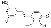 3-[(E)-2-(5-hydroxy-3-methoxy-1-cyclohexa-2,4-dienyl)ethenyl]-2,6-dime thoxy-phenol Struktur