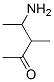 2-Pentanone, 4-amino-3-methyl- (9CI) Struktur