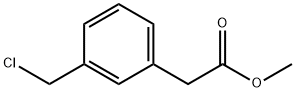 (3-CHLOROMETHYLPHENYL)ACETIC ACID METHYL ESTER 化学構造式