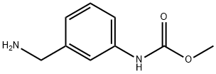 Carbamic  acid,  N-[3-(aminomethyl)phenyl]-,  methyl  ester 化学構造式