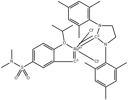 1,3-Bis(2,4,6-trimethylphenyl)-4,5-dihydroimidazol-2-ylidene[2-(i-propoxy)-5-(N,N-dimethylaminosulfonyl)phenyl]methyleneruthenium(II)dichloride