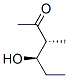 2-Hexanone, 4-hydroxy-3-methyl-, (R*,R*)- (9CI),91890-05-0,结构式