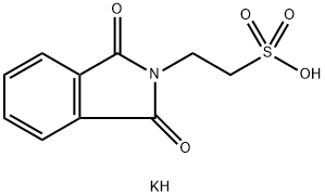 1,3-DIOXO-2-ISOINDOLINEETHANESULFONIC ACID, POTASSIUM SALT, 91893-72-0, 结构式