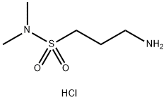 (N,N,Dimethyl)-(3-aminopropyl)sulfonamide hydrochloride Structure