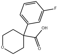4-(3-FLUORO-PHENYL)-TETRAHYDRO-PYRAN-4-CARBOXYLIC ACID|4-(3-氟苯基)四氢-2H-吡喃-4-羧酸
