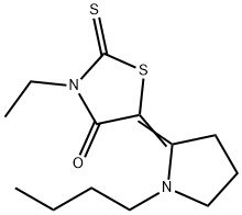 91904-71-1 5-(1-butylpyrrolidin-2-ylidene)-3-ethyl-2-thioxothiazolidin-4-one