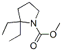 1-Pyrrolidinecarboxylic  acid,  2,2-diethyl-,  methyl  ester|