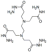 N,N,N',N'-tetrakis(3-hydrazino-3-oxopropyl)ethylenediamine 结构式