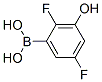 Boronic  acid,  B-(2,5-difluoro-3-hydroxyphenyl)- 结构式