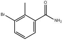 3-ブロモ-2-メチルベンズアミド 化学構造式