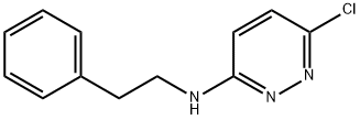 6-氯-N-(2-苯乙基)哒嗪-3-胺 结构式