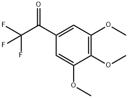 2,2,2-trifluoro-1-(3,4,5-triMethoxyphenyl)ethanone, 919530-43-1, 结构式