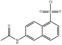 6-(乙酰氨基)-1 -氯磺酸萘,91961-58-9,结构式