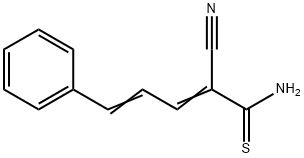 (2E,4E)-2-CYANO-5-PHENYLPENTA-2,4-DIENETHIOAMIDE|亚肉桂基氰基硫乙酰氨