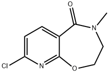 Pyrido[3,2-f]-1,4-oxazepin-5(2H)-one, 8-chloro-3,4-dihydro-4-methyl-,919788-59-3,结构式