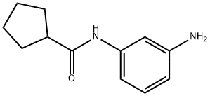 N-(3-aminophenyl)cyclopentanecarboxamide Structure