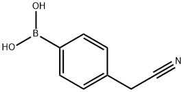 4-(CYANOMETHYL)BENZENEBORONIC ACID Structure