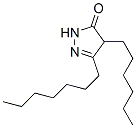 5-heptyl-4-hexyl-2,4-dihydro-3H-pyrazol-3-one|