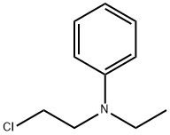 N-エチル-N-(2-クロロエチル)アニリン 化学構造式