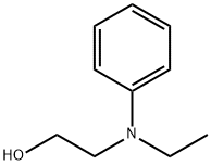 N-乙基-N-羟乙基苯胺,92-50-2,结构式