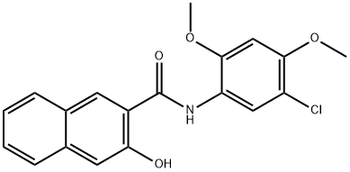 色酚 AS-ITR,92-72-8,结构式
