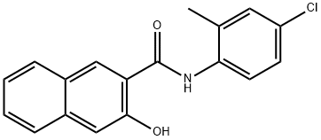 4'-氯-3-羟基-2'-甲基-2-萘甲酰苯胺,92-76-2,结构式