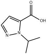 1-Isopropyl-1H-pyrazole-5-carboxylic acid Structure