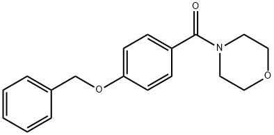 4-[4-(BENZYLOXY)BENZOYL]MORPHOLINE 结构式