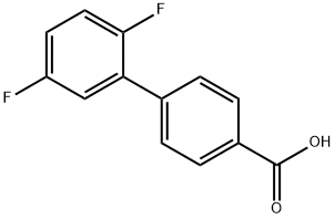 4-(2,5-Difluorophenyl)benzoic acid Struktur