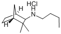 Bicyclo(2.2.1)heptan-2-amine, N-butyl-3,3-dimethyl-, hydrochloride Struktur