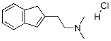 N,N-DiMethyl-1H-indene-2-ethanaMine Hydrochloride, 92039-35-5, 结构式