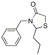 3-benzyl-2-propyl-thiazolidin-4-one Structure
