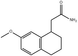 1-NaphthaleneacetaMide, 1,2,3,4-tetrahydro-7-Methoxy- Struktur
