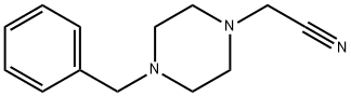 1-氰甲基-4-苯甲基哌嗪, 92042-93-8, 结构式