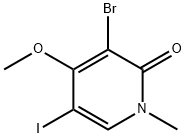 3-BROMO-5-IODO-4-METHOXY-1-METHYLPYRIDIN-2(1H)-ONE,920490-71-7,结构式