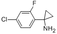 Cyclopropanamine, 1-(4-chloro-2-fluorophenyl)- Structure