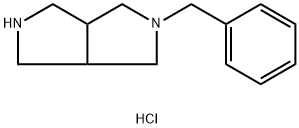 2-BENZYL-OCTAHYDRO-PYRROLO[3,4-C]PYRROLE DIHYDROCHLORIDE Struktur