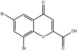 6,8-DIBROMOCHROMONE-2-CARBOXYLIC ACID,92057-41-5,结构式