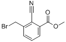 3-(溴甲基)-2-氰基苯甲酸甲酯 结构式