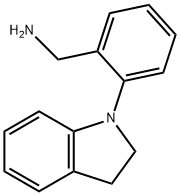 [2-(2,3-dihydro-1H-indol-1-yl)phenyl]methanamine,92083-17-5,结构式